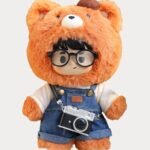 PEANUT TOYS Little Fox Photographer Vinyl Plush Doll Pendant